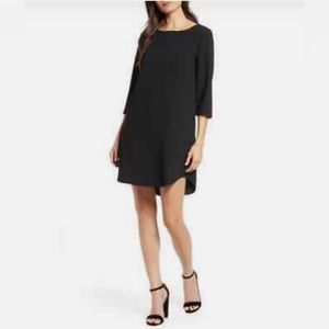 BB Dakota Jazlyn Crepe Shift Dress in Black (Size Medium)